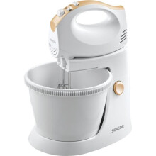 Handmixer mit rotierender Schüssel - SENCOR - SHM 5330-EUE3 - 500 W - Weiß