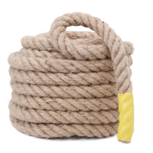 Meidansini 10mm Jute Rope, 32.8 Feet Natural Hemp Rope for Crafts, Porch Swing, Decor, Railing, Docks, Landscaping