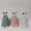 Osterhasen-Baumschmuck, Keramik-Osterhasenlampe mit LED 3