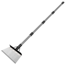 Ezkamfort Multifunctional Garden Cleaning Shovel, Gardening Scraper Shovel, Outdoor Spade Tool for Weeding, Heavy Duty Steel Flat tool with Adjustable