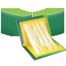 Old Tjikko Pest Trap Board, 12 Pack Multi-Insect Sticky Pads, Super Glue Sticky Catch Mats for Indoor, Outdoor, Home, Kitchen, Garden (12pc)