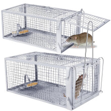 Kwaiyole Large Human Rat Traps,2 Pack Rat and Squirrel Effective Live Cage Traps for Outdoor,Live-Catch Mouse Rat Trap,Pets and Children Friendly,