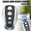 Universal Rolling Code Garage Door Remote Keychain, Rolling Door Compatible, Easy to Pair 5