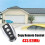 Universal Rolling Code Garage Door Remote Keychain, Rolling Door Compatible, Easy to Pair 6