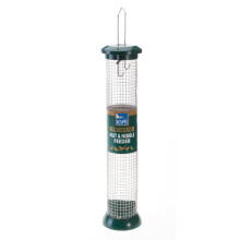 RSPB Premium Hanging Peanut Feeder, Easy Clean, Aluminium, 15 inch, peanut. supporting RSPB charity. Wild bird, for use in gardens & outdoors, In