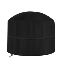 Dokon Large Fire Pit Covers Waterproof Firepit Cover Windproof Anti-UV Heavy Duty Oxford Fabric Outdoor Fire Bowl Cover, Garden Patio Heater Covers,
