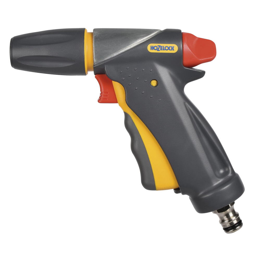 Hozelock - Jet Spray Gun Ultramax Pro Metal : For Maintenance, Intensive Use, Ergonomic And Extremely Robust (Metal Body), Locking Function And Flow