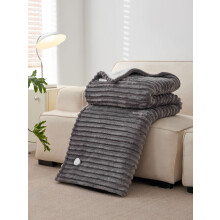 Electric Heated Blanket Flannel Cotton Fleece Full 62x84 in