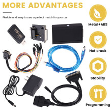 Car ECU Programmer Tool with USB Dongle Read&Write ECU V1.21-11 PCM FLASH Tool US Plug