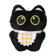 Musta kissa -pehmolelu - Kawaii-täytetty kissa 4,7 tuumaa