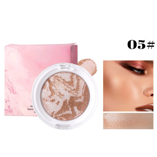 Highlighter and Blush Palette Shimmer Finish 2-in-1