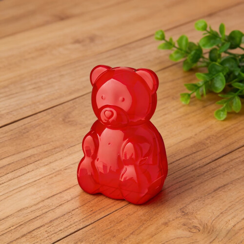 Durchsichtiges, bärenförmiges Glas für Süßigkeiten oder Gastgeschenke 2