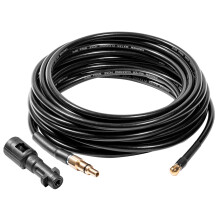 YUET 10M Drain Pipe Cleaning Hose with Adapter,Flexible Tube Unblocker and Drain Kit for Karcher High Pressure Washers Washer Sewer Jetter