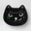 Cat-shaped melamine cereal bowl 13.5 fl oz 1