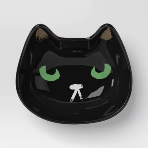 Cat-shaped melamine cereal bowl 13.5 fl oz