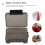 Small Plastic Storage Containers - Rectangular Mini Organizer with Hinged Lids for Small Items 3