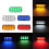 Πλευρικά φώτα σήμανσης, 6 τεμάχια 12V24V8LED Πλευρικοί δείκτες φορτηγού, Πλευρικοί 8