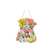 Paashaas deurhanger lente decoratie 11,8 inch