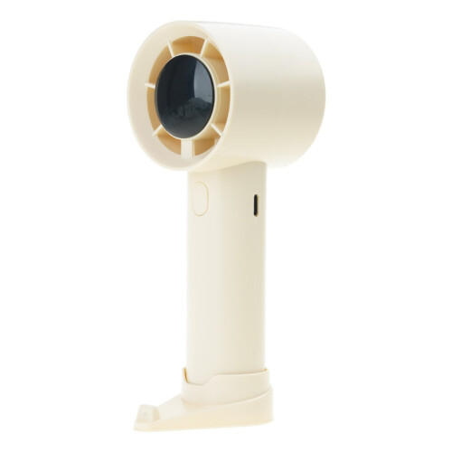 Ventilateur portable rechargeable par USB avec affichage LED, 3 vitesses,