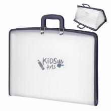 Dětské umělecké portfolio bílé, 1 kus