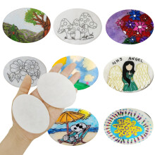 Hisredsun 20 pcs 2.36-3.5 inch White Painting Pebbles, Large Smooth Pebbles for Painting Mandala and Kindness Rocks for Arts, Crafts, Garden