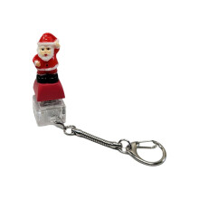 Klávesnica fidget hračka snehuliak Santa kľúčenka 1 kus