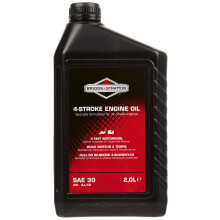 Briggs & Stratton 100008E 4-Stroke Lawn Mower Engine Oil SAE30, 2.0 Litre