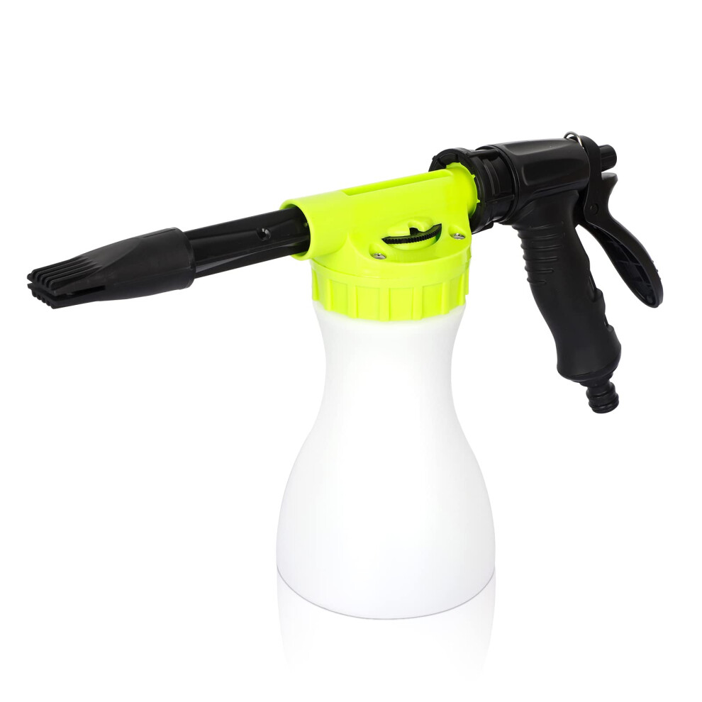 Galaxyer Snow Foam Gun Sprayer, 900Ml Adjustable Car Cleaning Lance, Universal Garden Hose Foam Sprayer For Car & House Washing 5051224484591