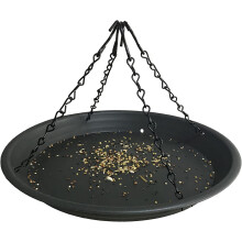 Pmsanzay 12.8'' Bird Seed Catcher Tray Platform Feeder, Large Hanging Tray Fits Most feeders Catches Falling Seed & Husk Great for Attracting Birds