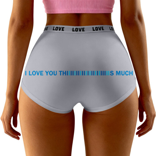 Γυναικεία εσώρουχα μπικίνι με φλοράλ σχέδιο για την ημέρα του Αγίου Βαλεντίνου –