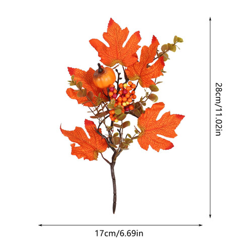 Artificial Pumpkin & Maple Leaf Cutting – Thanksgiving 2