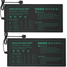 AUPETEK Plant Heat Mat for Seed Starting, Waterproof Heating Pad for Indoor Seeding Germination, Gardening, Hydroponic, Greenhouse(25x52cm)