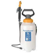 HOZELOCK - Pressure Sprayer Portashower 7L : Ideal for Outdoor Leisure and Gardening Needs (Camping, Caravanning, Cleaning Dogs), Supplied with Shower