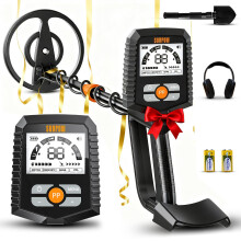 SUNPOW Metal Detector for Adults & Kids, Waterproof Metal Detector for Gold Detecting, Stable Anti-interference, Big LCD Display, 4 Modes, IP68 Search