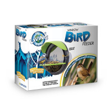 My Living World - Window-Mounted Bird Feeder | Observe Birds Without Disturbing Them | Beautifully Designed, Durable Window Feeder | With 9 Page Fact