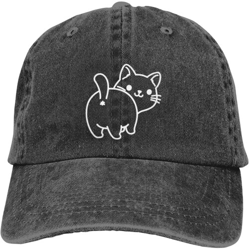 Unisex Cat Butt-keps – Justerbar polyesterkeps 1