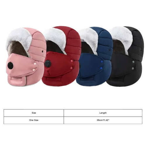 Gorro térmico com camada respirável removível para o inverno. 1