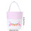 Panier cabas en toile brodée lapin de Pâques (1 pièce) 6