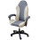 Blue & White Polyester Spandex Gaming Chair Cover 1 Pc 1