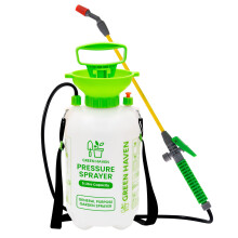 GREEN HAVEN 5 Litre Pump Action Pressure Sprayer - Pump sprayer with Adjustable & Carrying Strap, High-Pressure Spray for Weed Killer Pesticides