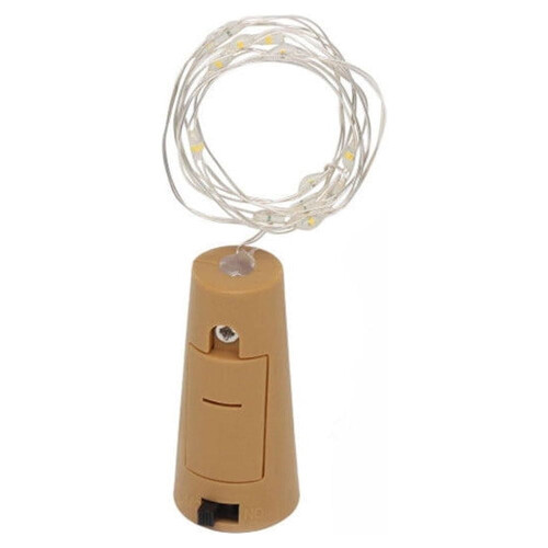 1M 10 LED Bottle Lights Cork Shape For Wine Bottle String Party 1