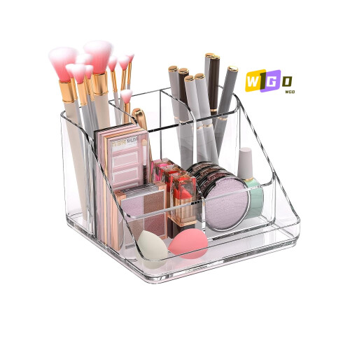 Plateau organisateur de maquillage à 6 compartiments