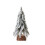 Mini Christmas Tree with Snow Effect 6.3x6.3x9.8 in Green 2
