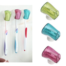Porte-brosse Ă dents pour enfants en plastique, lot de 6 couleurs assorties