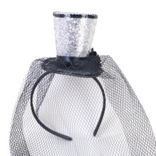 Fascinator Top Hat for Women – Soft Cloth, Secure Fit,