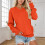 Felpa pullover in pile, morbida e termica, ideale per l'inverno, comoda e oversize con scollo rotondo e tasche, perfetta per il tempo libero e lo 2