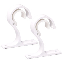 Support de tringle à rideaux réglable, lot de 2