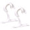 Support de tringle à rideaux réglable, lot de 2 1