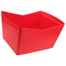 Červený plastový držák na led na nápoje a potraviny