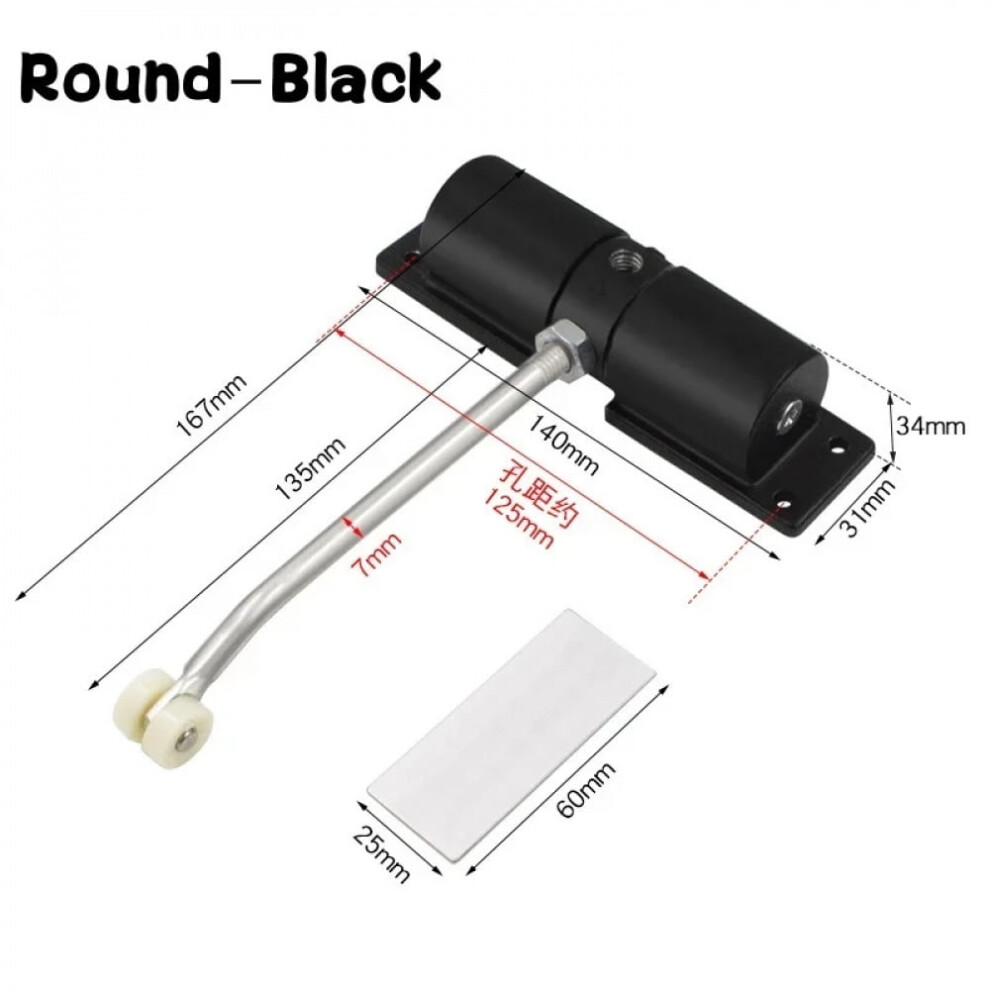Spring Buffer Door Closer Adjustable Speed Soft Close 900223236432